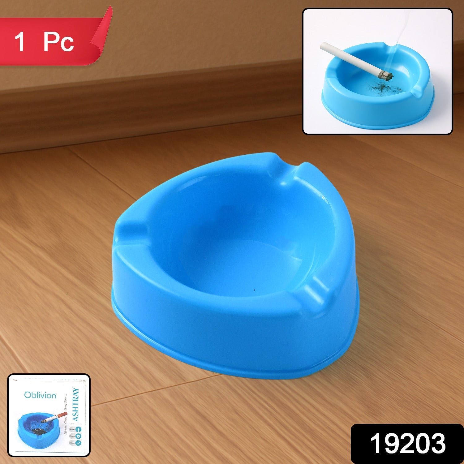 Oblivion Heavy-Duty Plastic Ashtray Oblivion Heavy-Duty Plastic Ashtray